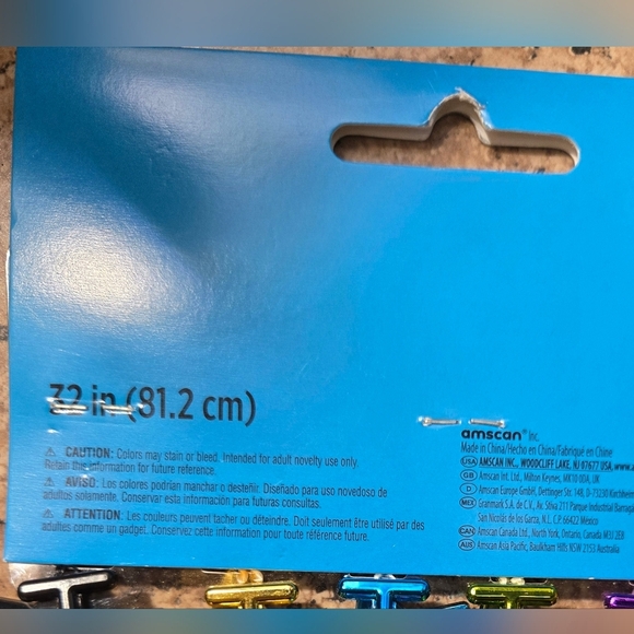 Colorful Happy Retirement Star Bead Necklacd 6 - Picture 5 of 5